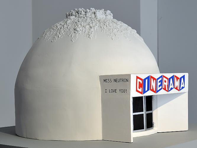 Chris Beas
"Cinerama Dome", 2004
Wood, plaster and paint
24 x 24 inches