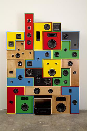 Chris Beas
"Dorodnicyn Audio Centre of the Academy of Science of the USSR Sound System", 2007
Wood, paint, woofers, tweeters, mid-range drivers, crossovers
100 x 80 inches