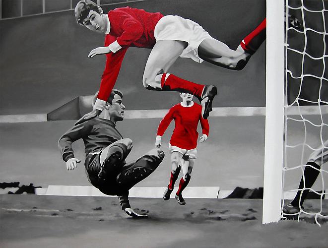 Chris Beas
"The Kidd's Alright", 2008
Acrylic on canvas on panel
36 x 48 inches