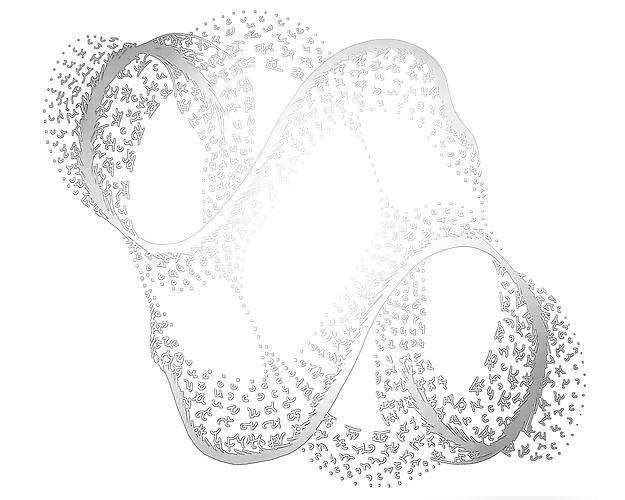 Cira Crowell
Double Infinity, 2008
Lumenographic print on Torinko White Washi Japanese scroll paper
Limited edition of 2