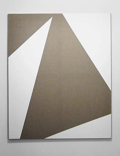  Figure/Background I , 2011, wood, linen, acrylic gesso, 54.75 x 44.8 inches