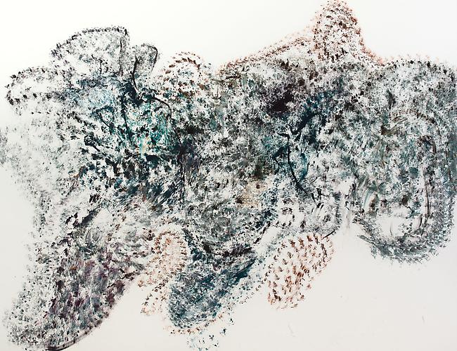 Daniel Hesidence
Untitled (Autumn Buffalo) 2009 
102 x 132 inches
oil paint on canvas