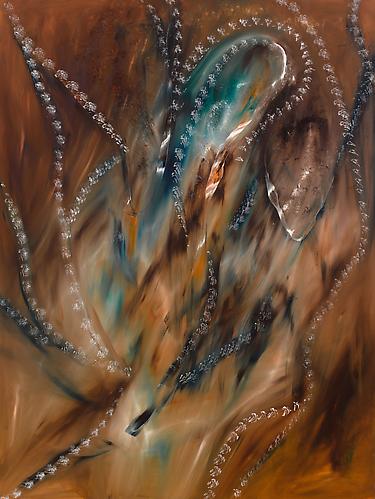 Daniel Hesidence
Untitled (Autumn Buffalo) 2009 
72 x 54 inches
oil paint on canvas