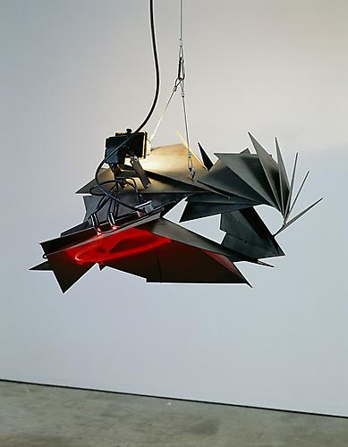 Night Session, Blood, 1996
steel, neon and halogen
22 x 41 x 27 inches