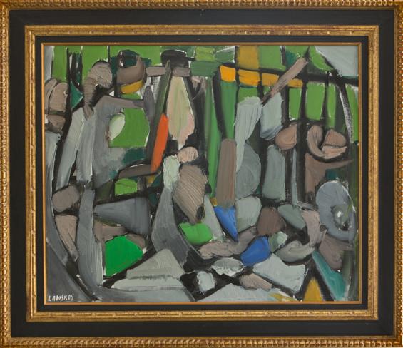 André Lanskoy, Ombre Claire, 1962, Oil on Canvas, 60 x 73 cm