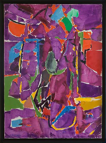 André Lanskoy (1902-1976), Attribué à l’imprévu, 1961, 100 x 73 cm (39 x 28.5 inches)