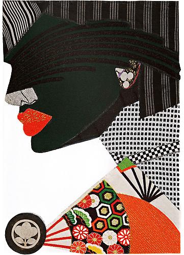 The Mocambo Suite (Chanel), 2011
vintage kimono silks
13 x 9 inches