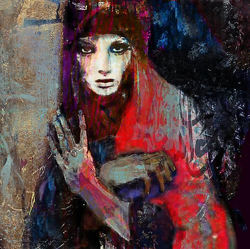 Damascus Queen #3 (2012)  -  Enquire 
Mixed Media on Canvas
48 x 48 "