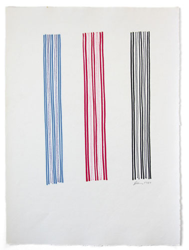 Gene Davis
Untitled Drawing, 1981
Marker on paper
17.5 x 12.25 inches