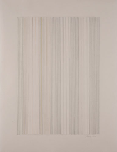 Gene Davis
Untitled Drawing, 1972
Graphite & colored pencil on paper
25.5 x 19.5 inches