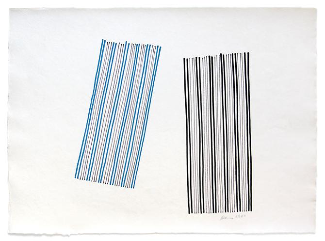 Gene Davis
Untitled Drawing, 1981
Marker on paper
12.25 x 17.5 inches