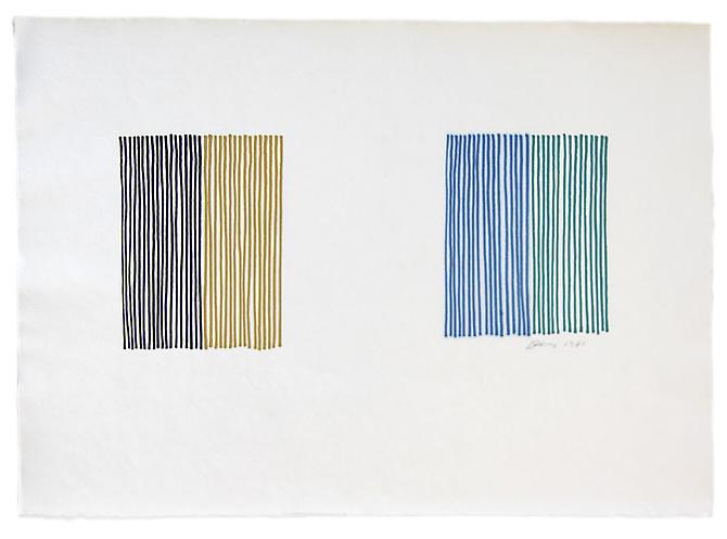 Gene Davis
Untitled Drawing, 1981
Marker on paper
12.25 x 17.5 inches
