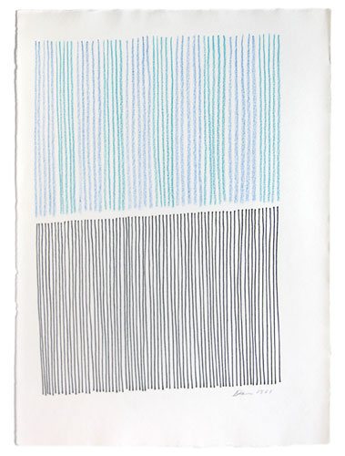 Gene Davis
Untitled Drawing, 1981
Marker on paper
17.5 x 12.25 inches