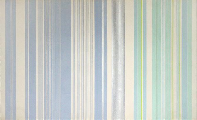 Gene Davis
LIncoln Park, 1972
Acrylic on canvas
68 x 110 inches