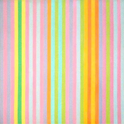 Gene Davis
After "Popsicle" for "Gene Davis Giveaway", 1969
Acrylic on canvas
68 x 67.5 inches