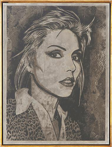Debbie Harry, Shepard Fairey and Bobby Grossman collaboration
2010
Serigraph on Metal
24 x 18 in.  Unique