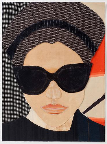 The Mocambo Suite (Girl from London), 2011
vintage kimono silks
13 x 9 inches