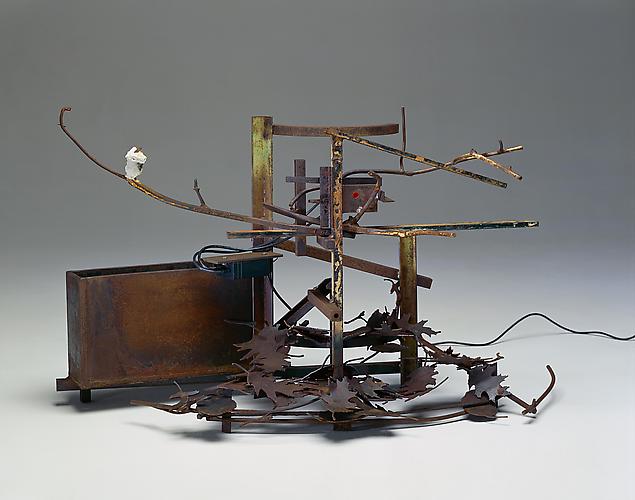 Draper Park, 2003
steel, neon and plaster
30 x 49 x 29 inches