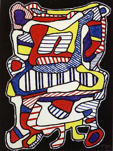 Piano
Vinyl paint on canvas
130.2 x 97.2 cm. (51 1/4 x 38 1/4 in.)
Executed in 1966, Signed and dated 66