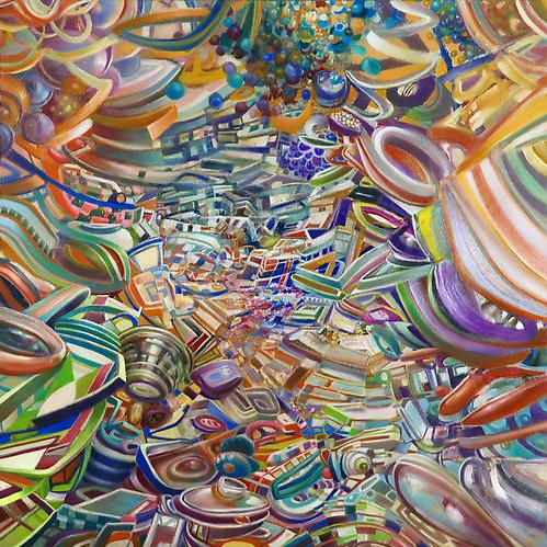 Copper Corridor, 2011
Oil on panel
24 x 24 inches