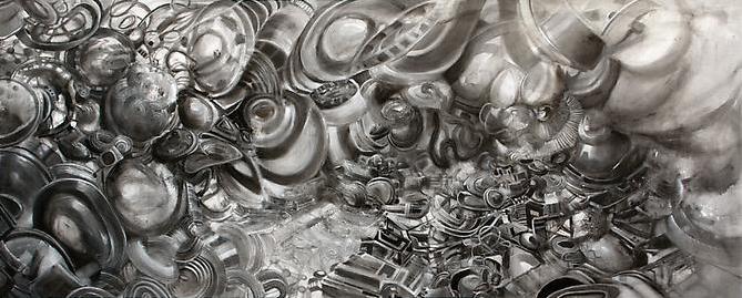 Eden, 2012
Acrylic on canvas
5 x 12 feet