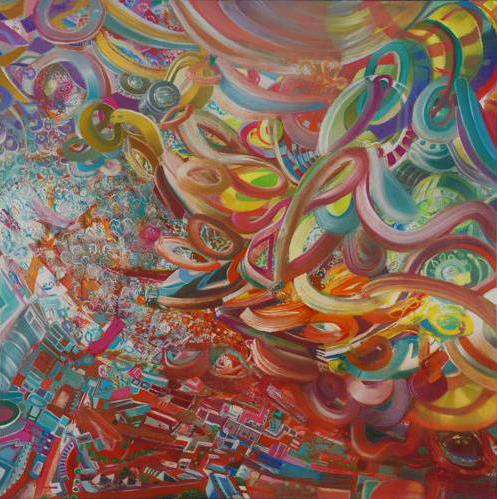 Orange Sludge, 2011
Oil on panel
24 x 24 inches
