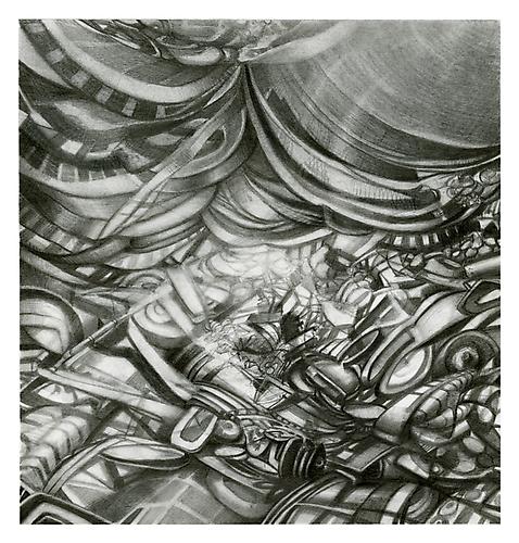 Untitled # 5, 2011
Graphite on bristol
13.5 x 13 inches