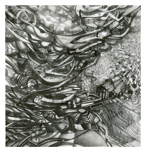 Kansas, 2011
Graphite on bristol
13.5 x 13 inches
