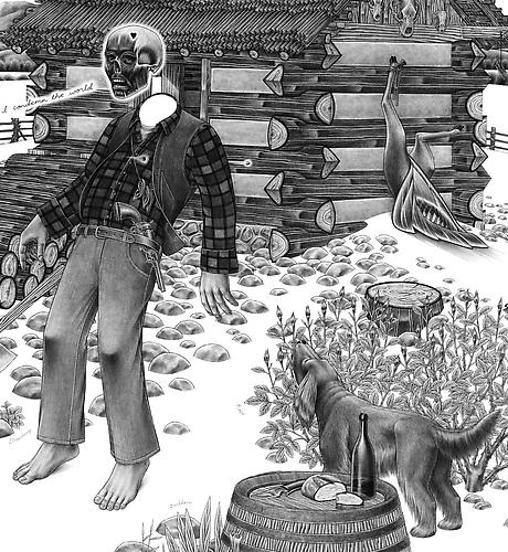 Eric Beltz, Death From Below (Detail)