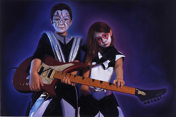 Ron English
Kursed Kids, 2008
Oil on canvas 
24 x 36 inches
