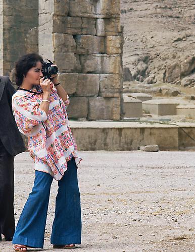 Elizabeth Taylor / Persepolis, 1976, printed 2011 
From set of 33 photographs
C-Print
Edition of, 1 AP
11 x 14 in / 28 x 36 cm