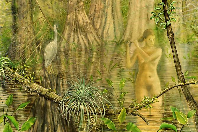 Encounter, 2010
Oil on linen
50 x 76.5 in / 127 x 194 cm