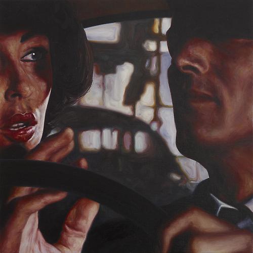 1960 Sunbeam Alpine Sport Series 1 (Butterfield 8), 2012  
Oil on linen 
24 x 24 inches