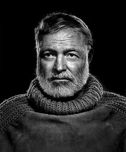 Ernest Hemmingway
1957
gelatin silver print
