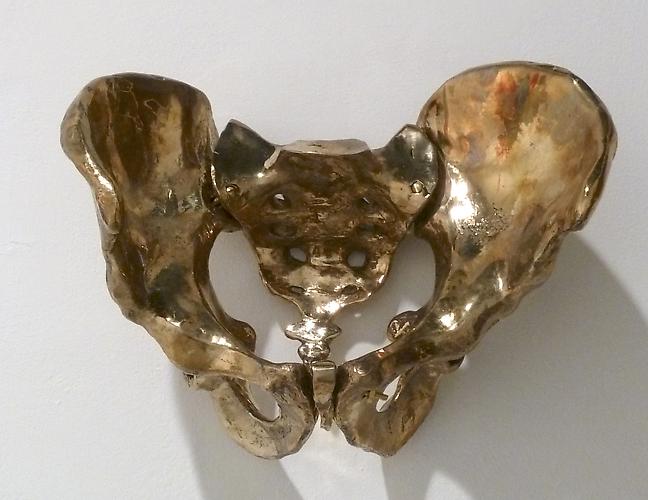 Eunah Kim
 Lucy's Pelvic Bone , 2009
Cast bronze