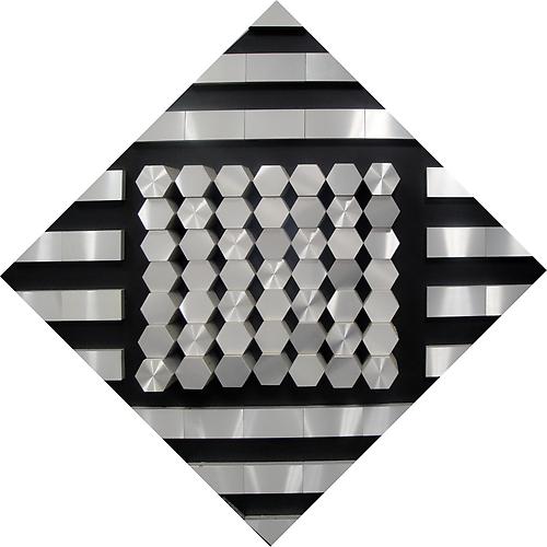Flag Series #4, 1970
Aluminum construction
28 x 28 inches