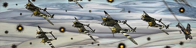 Robert Sean Coons
Friendly Fire, 2007
Oil on canvas
21 x 84 inches