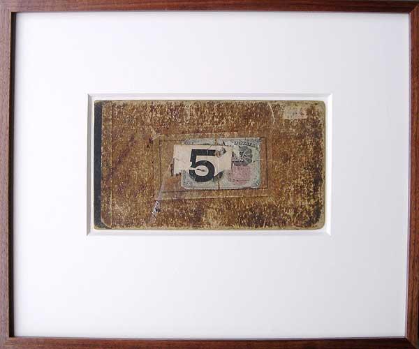 Varujan Boghosian, 2007
 Five , collage
17.325" x 14.25"
