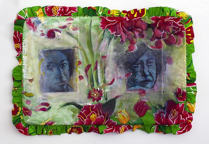 Forough and Simmin 2011
Mixed media on pilow
32 x 23in