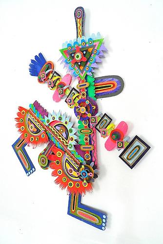 Fuck a Duck, 2011
paper, acrylic, gator board and glue
26.5 x 20.5 x 3 inches