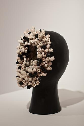 "No Face" No. III, 2012
Terracotta, porcelain, epoxy, india ink and found object
12.5 x 7 x 8.25 inches