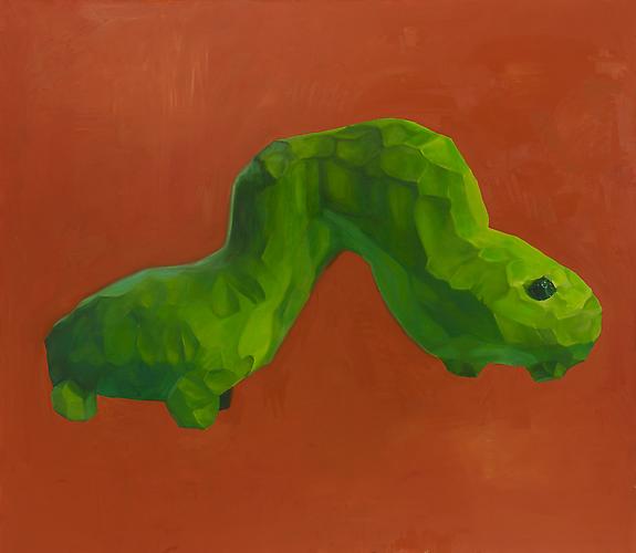 Andrew Smenos
 Give Them an Inch, They’ll Take a Mile , 2012
Oil on canvas
84 x 96 inches