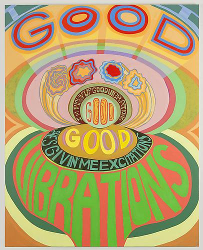  Good Vibrations  
2011
acrylic on canvas
63.75 x 51.25 inches