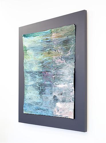 Henrik Olai Kaarstein
Civilized Falls, 2012
paint, iridescent medium, acetone, crepe paper, glue, carboard
39.37 x 31.5 inches