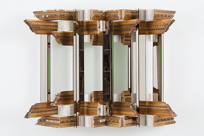 Heather Rowe
Untitled, 2011
wood, wallpaper, mirror, frames
28 x 36 x 12 inches