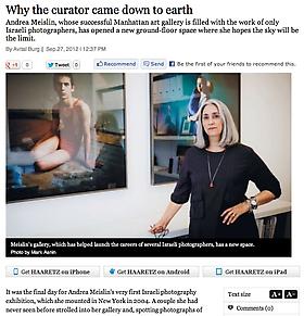 Andrea Meislin featured in Haaretz