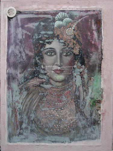 Princesse Inconnue 2007
Mixed media on paper
59 x 43.3 in / 150 x 110 cm