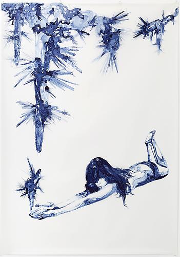 Anthodite, 2012
Ink on drafting film
84 x 60 inches
