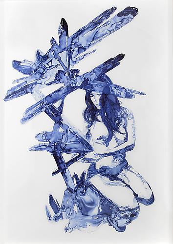 Apophyllite, 2012
Ink on drafting film
84 x 60 inches
