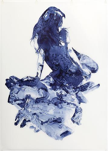 Barite, 2011
Ink on drafting film
84 x 60 inches